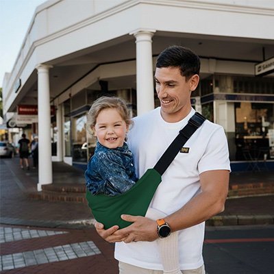 Écharpe de portage soulage dos