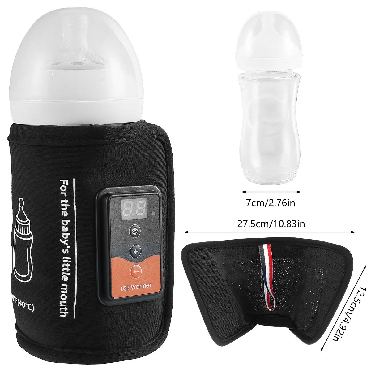Chauffe biberon nomade | USB Compact - Paradis du bébé