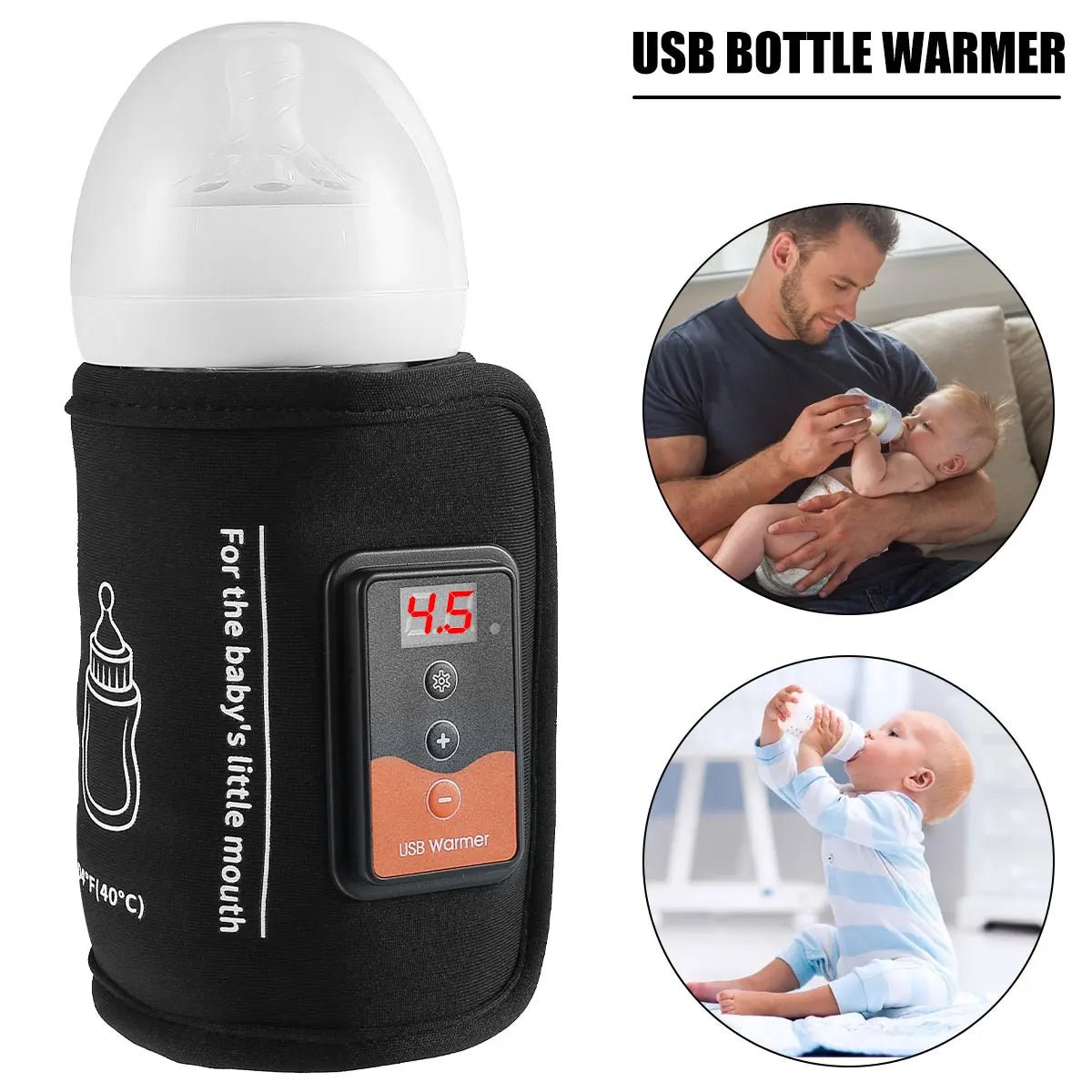 Chauffe biberon nomade | USB Compact - Paradis du bébé