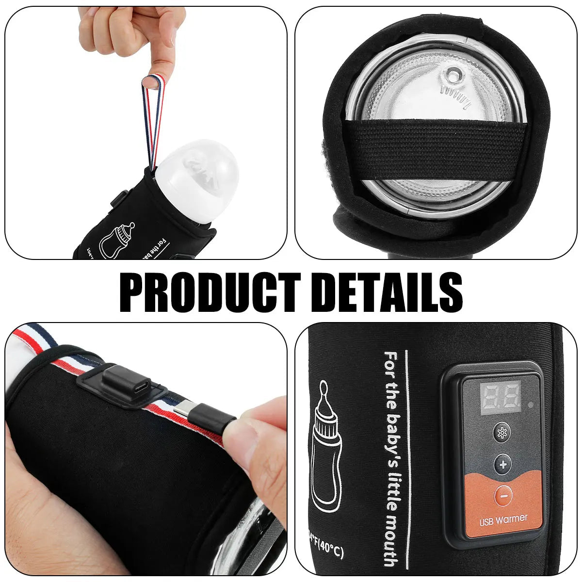 Chauffe biberon nomade | USB Compact - Paradis du bébé