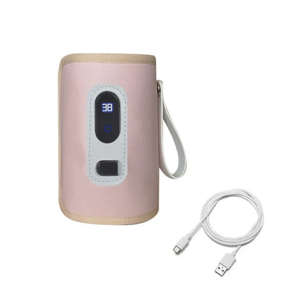 Chauffe biberon portable NomadBaby rose