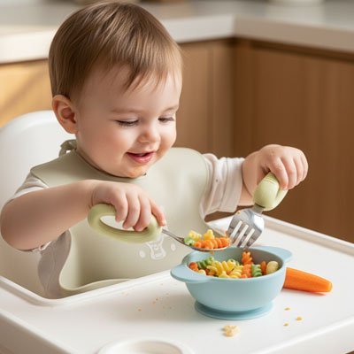 Couvert bébé | Ergonomique - Paradis du bébé