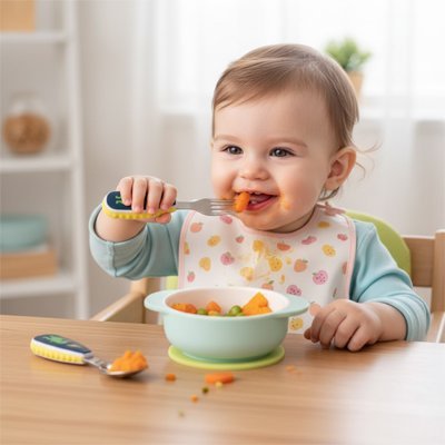 Couvert bébé | Ergonomique - Paradis du bébé