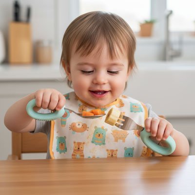 Couvert bébé | Ergonomique - Paradis du bébé