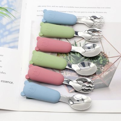 Couvert bébé | Silicone Sécuritaire - Paradis du bébé