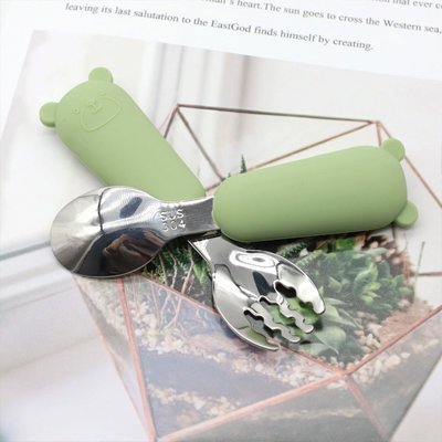 Couvert bébé | Silicone Sécuritaire - Paradis du bébé