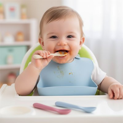 Cuillère bébé | Ergonomique - Paradis du bébé