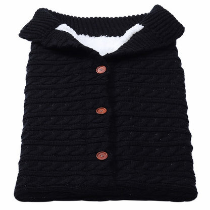 Gigoteuse pour poussette en tricot à boutons pour bébé - Paradis du bébé