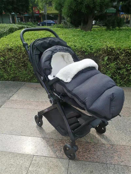 Housse et coupe vent pour poussette hivernal