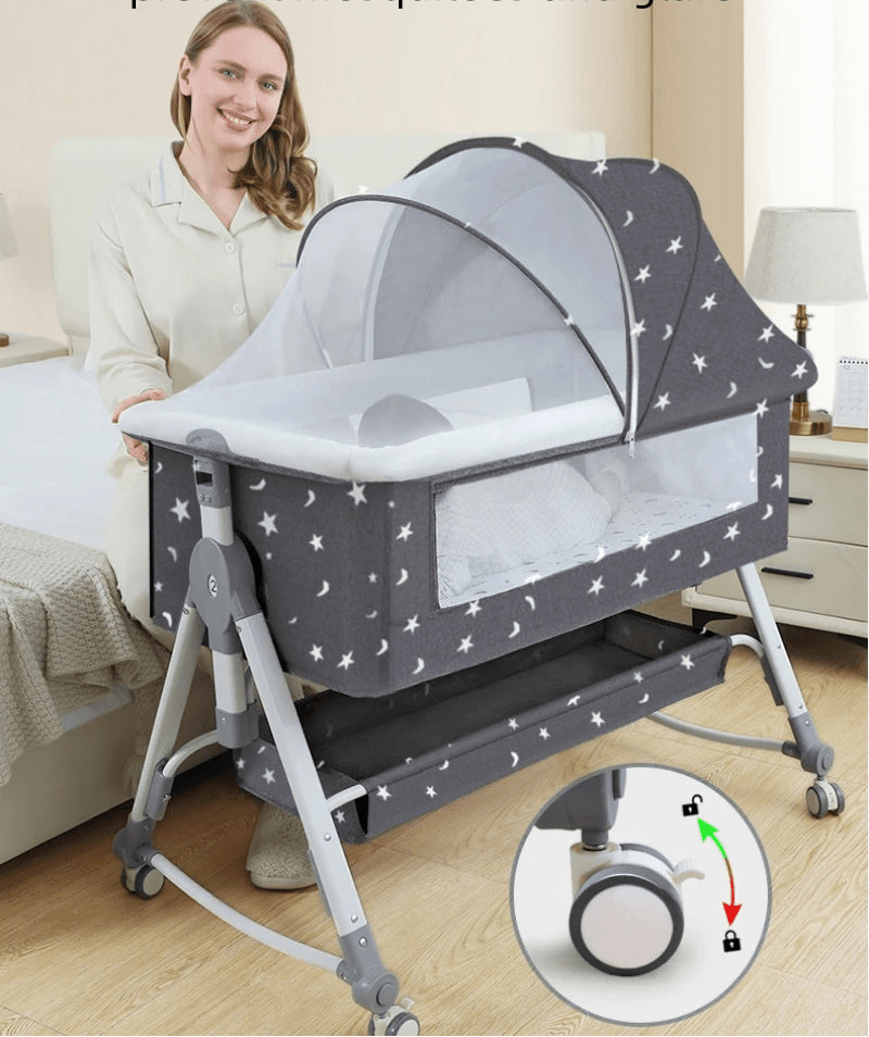 Lit parapluie bébé Multifonction sécuritaire