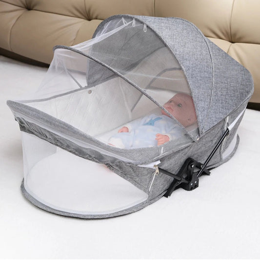 Lit parapluie portable | Nomade anti - moustiques - Paradis du bébé