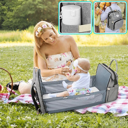 Lit voyage bébé - BigBackpack™ - rose - Paradis du bébé
