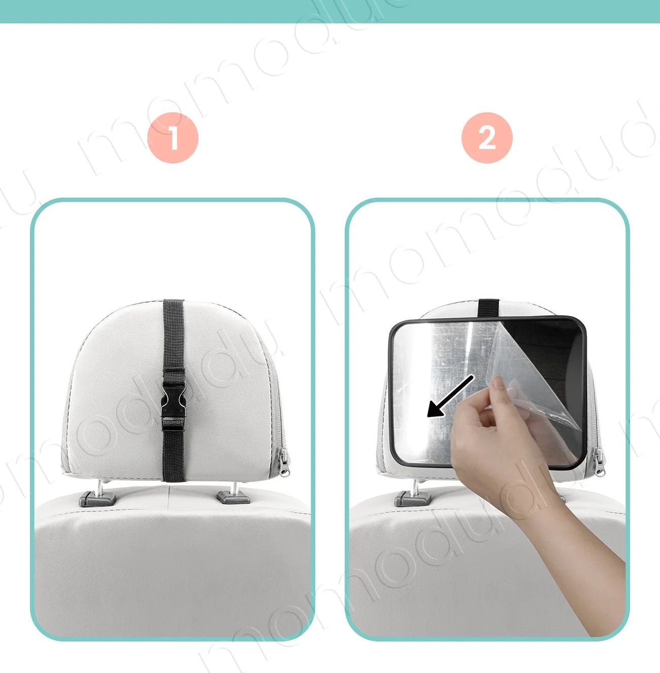 Miroir voiture bébé Incassable Sécurité facile d'installation