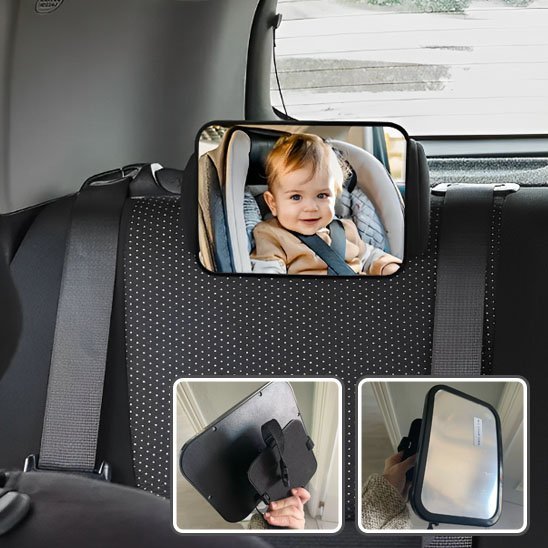 Miroir voiture bébé | SafeView - Paradis du bébé