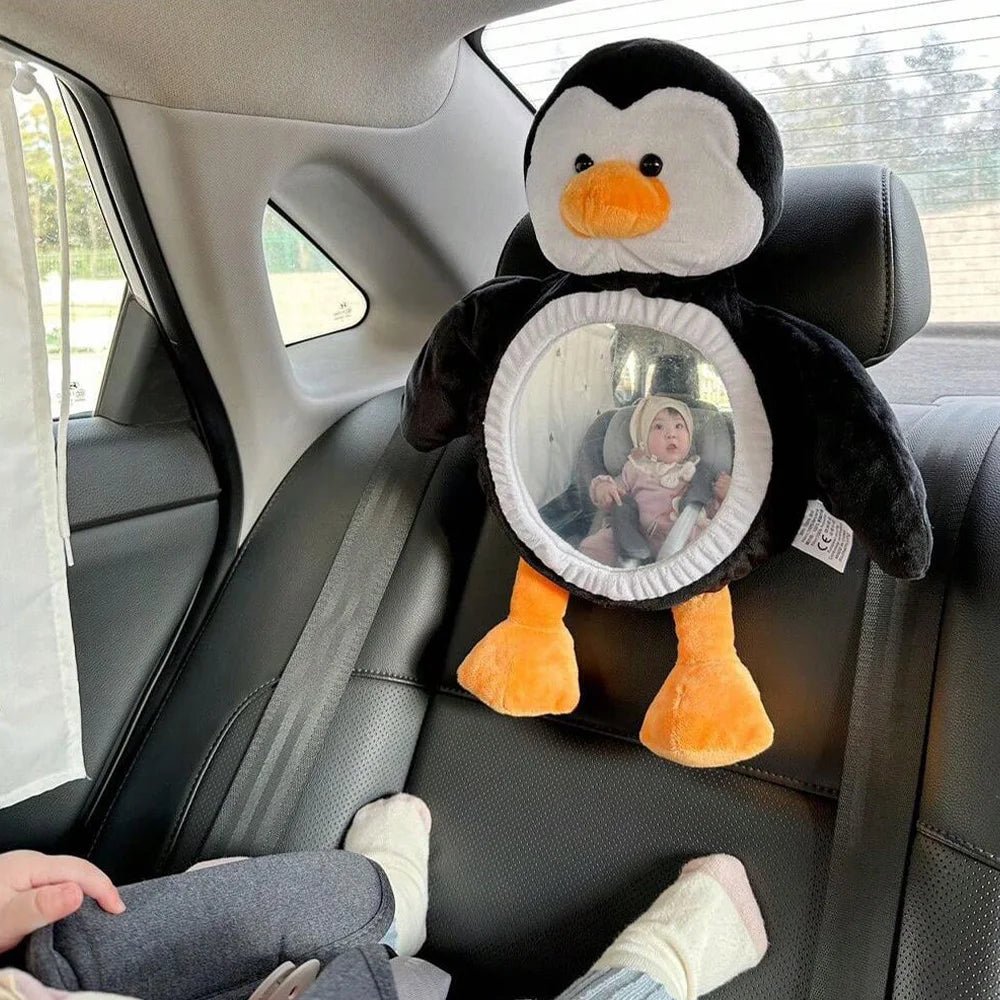 Miroir voiture bébé SécuriDrive design amusant