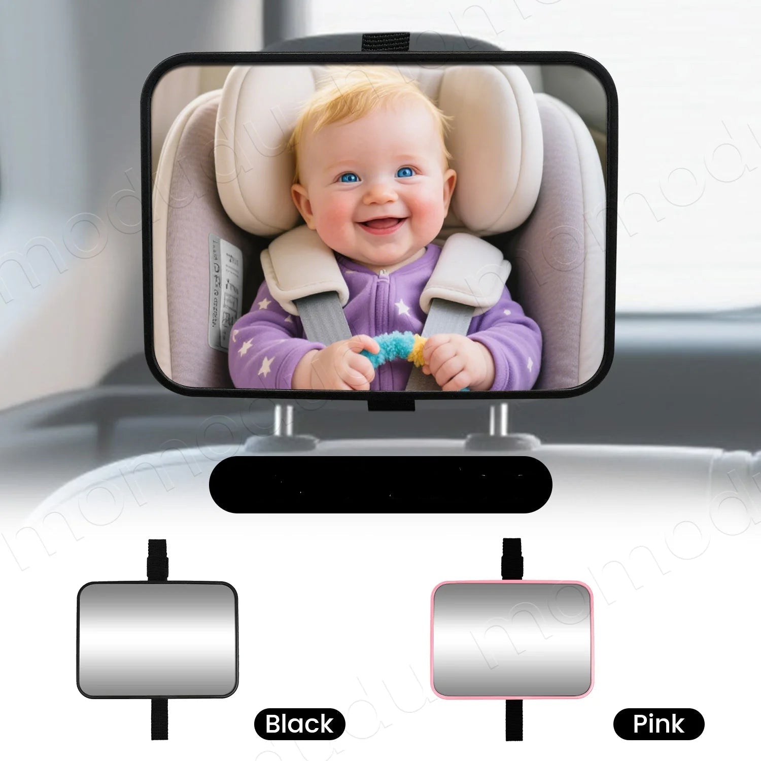 Miroir voiture bébé Sécurité Plus ajustable