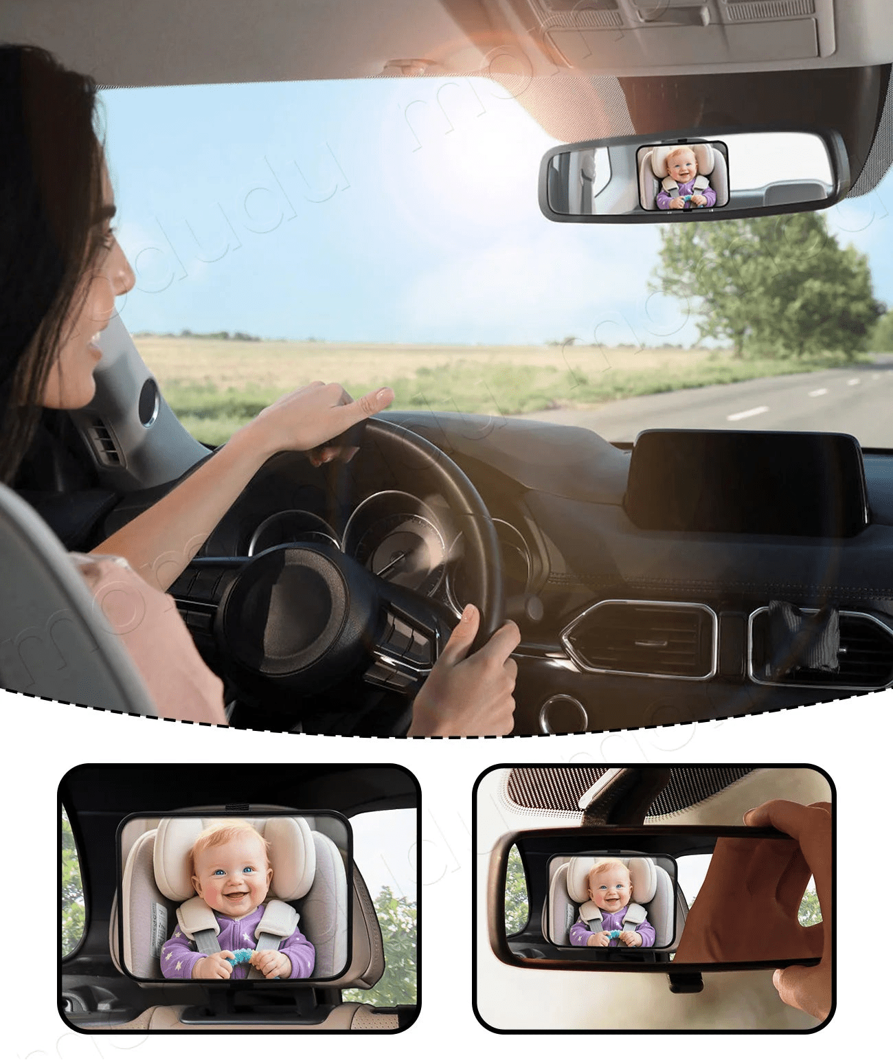Miroir voiture bébé Sécurité Plus serein