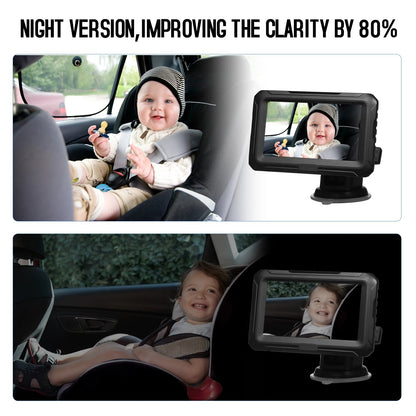 Miroir voiture bébé Vision HD Nuit vision nocturne