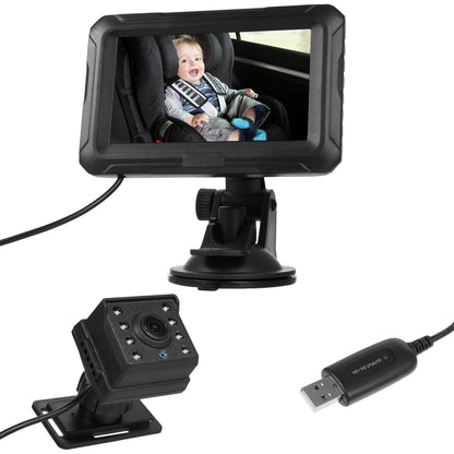Miroir voiture bebe VisionSécurité adapté