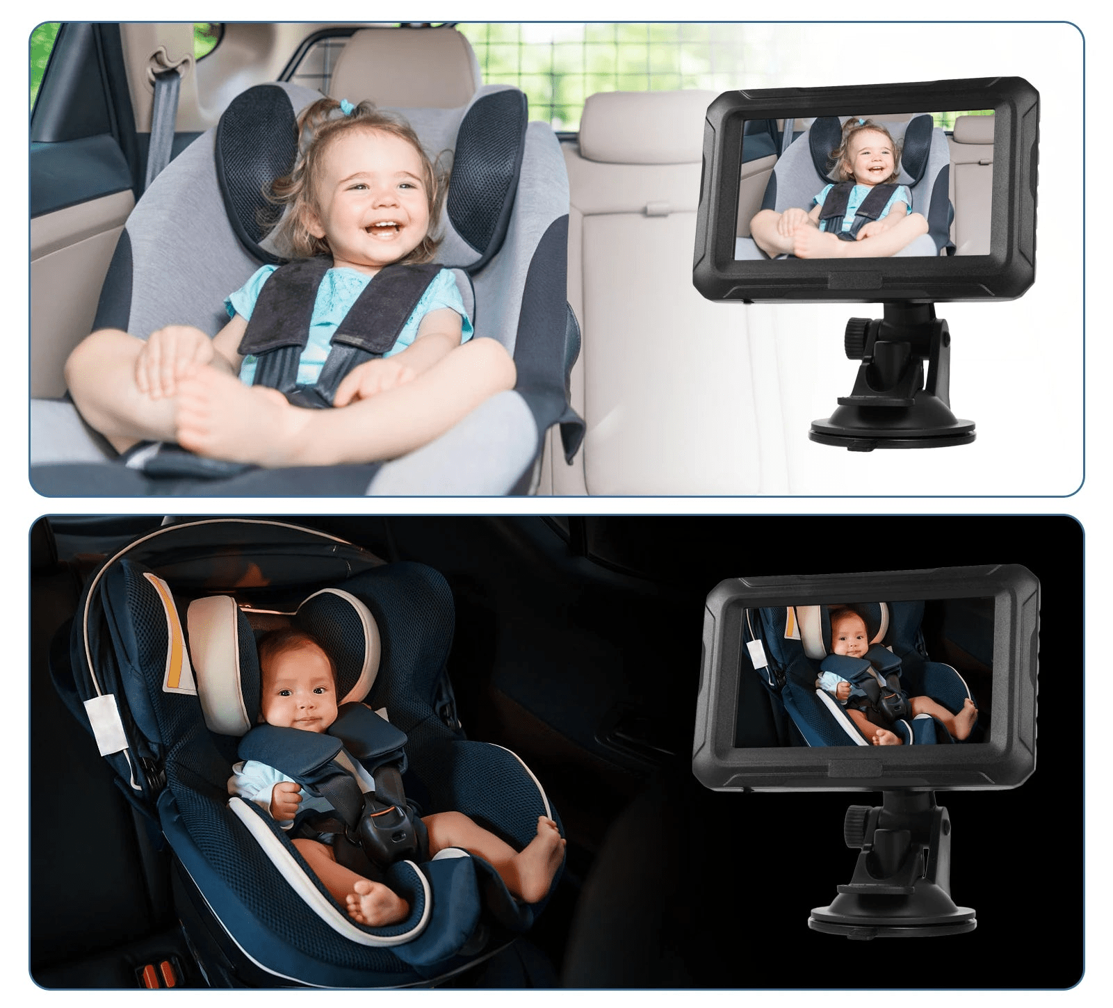 Miroir voiture bebe VisionSécurité vision claire