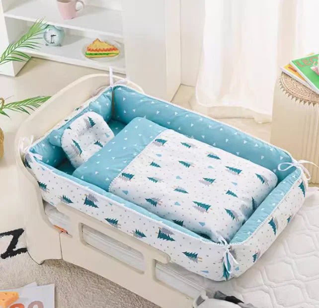 Nid d'ange bébé en coton | Cocon portable rassurant - Paradis du bébé