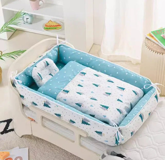 Nid d'ange bébé en coton | Cocon portable rassurant - Paradis du bébé