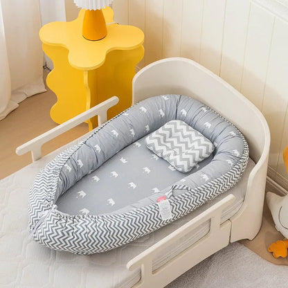 Nid d'ange | Cocon Portable Anti - Transpiration - Paradis du bébé