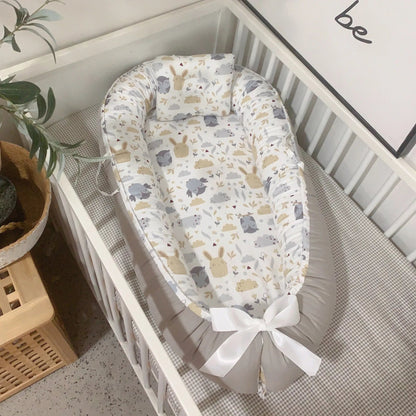 Nid d'ange | Cocon Portable Anti - Transpiration - Paradis du bébé