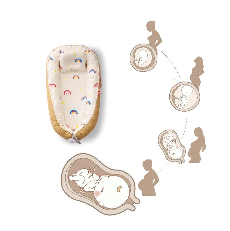 Nid d'ange cosy | Coton Apaisant - Paradis du bébé