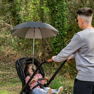 Ombrelle pour poussette | Protection UV SPF50+ MaxShield - Paradis du bébé
