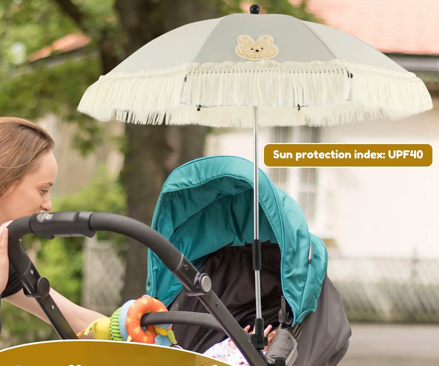 Ombrelle poussette | Protection UPF40 - Paradis du bébé