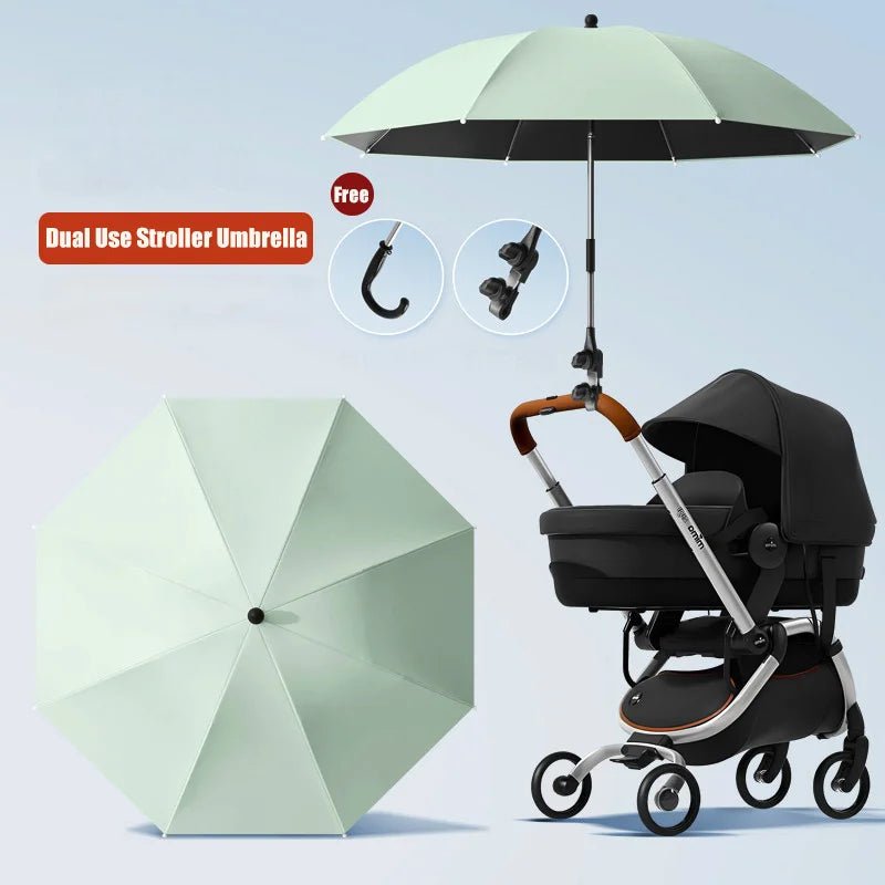 Ombrelles pour poussette | Protection UV 360 ajustable - Paradis du bébé
