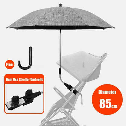 Ombrelles pour poussette | Protection UV 360 ajustable - Paradis du bébé