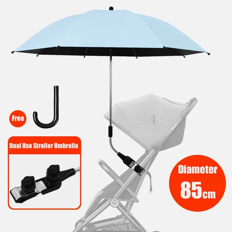 Ombrelles pour poussette | Protection UV 360 ajustable - Paradis du bébé