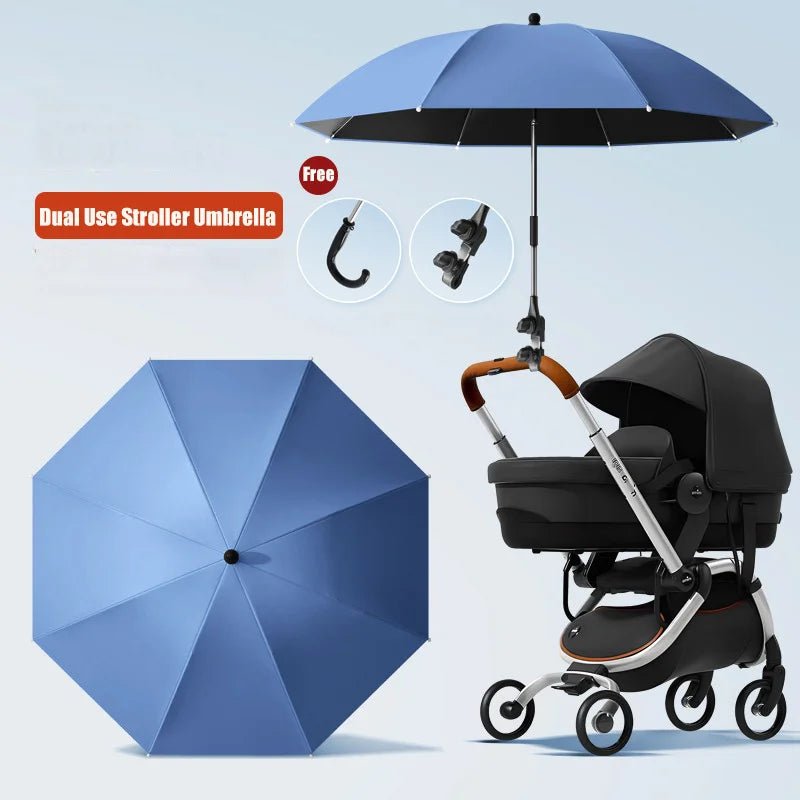 Ombrelles pour poussette | Protection UV 360 ajustable - Paradis du bébé