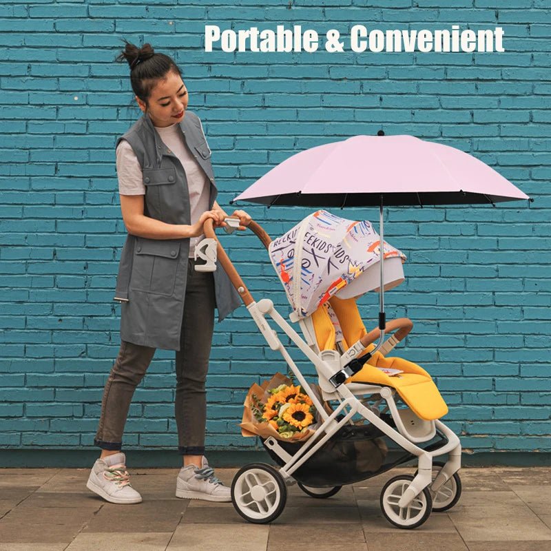 Ombrelles pour poussette | Protection UV 360 ajustable - Paradis du bébé