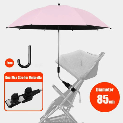 Ombrelles pour poussette | Protection UV 360 ajustable - Paradis du bébé
