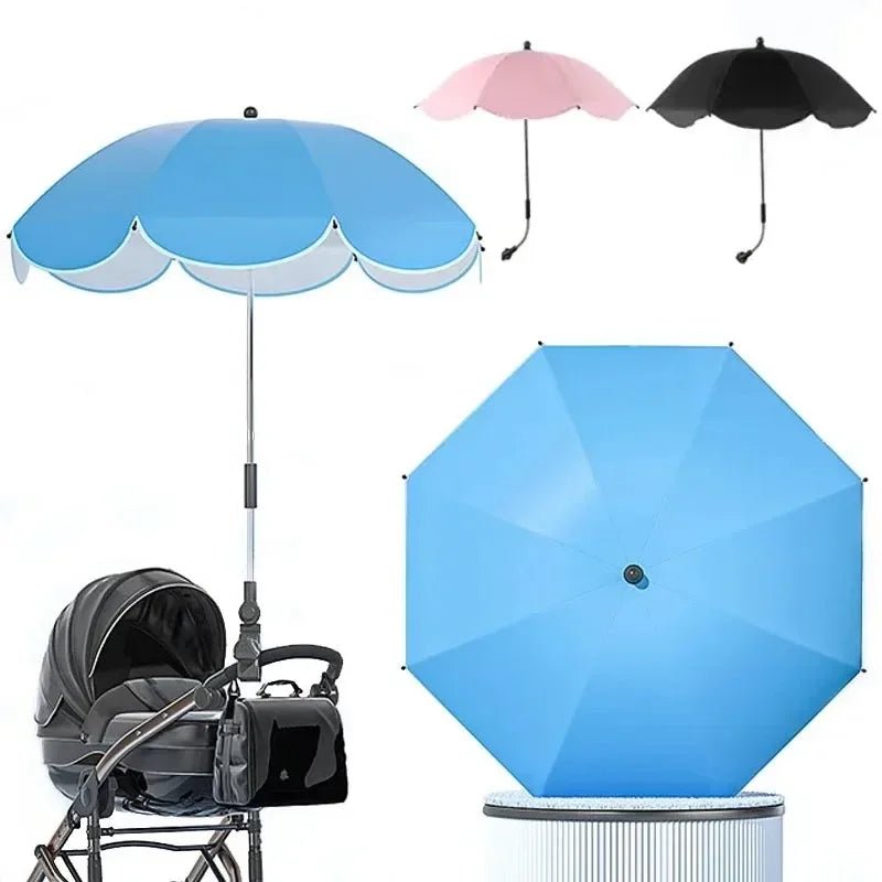 Ombrelles poussettes | Protection Universelle Anti - UV 360 - Paradis du bébé