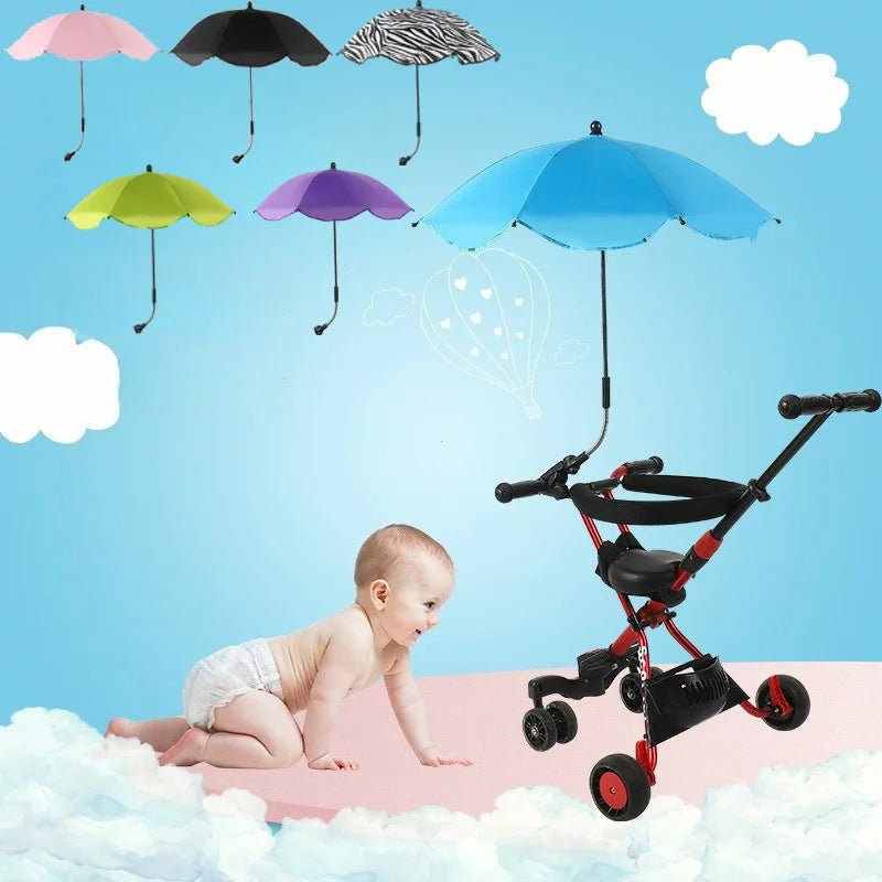 Ombrelles poussettes | Protection Universelle Anti - UV 360 - Paradis du bébé