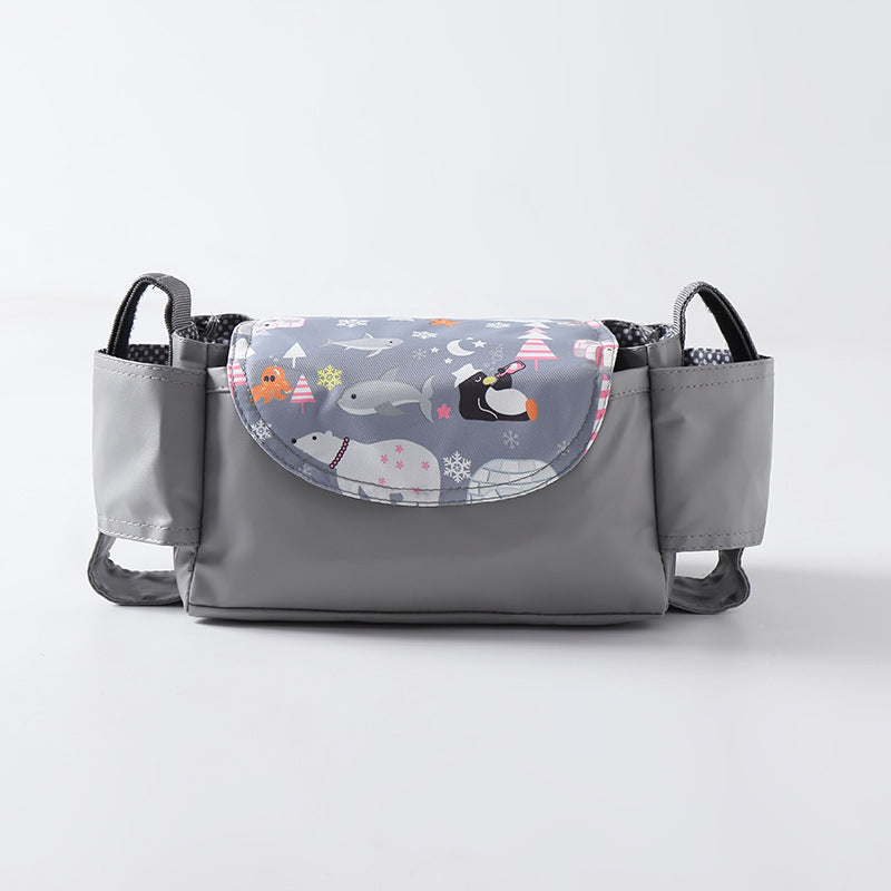 organisateur de poussette hiver gris