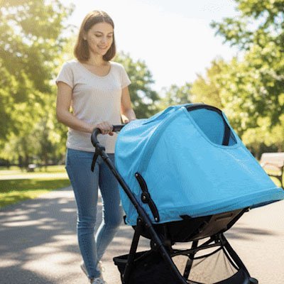 Parasol pour poussette | UVProtect - Paradis du bébé