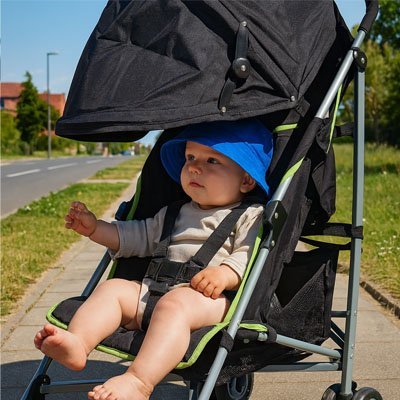 Parasol pour poussette | UVProtect - Paradis du bébé