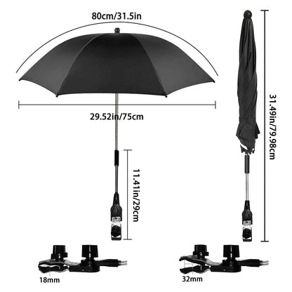 Pare soleil poussette | UPF50+ imperméable - Paradis du bébé