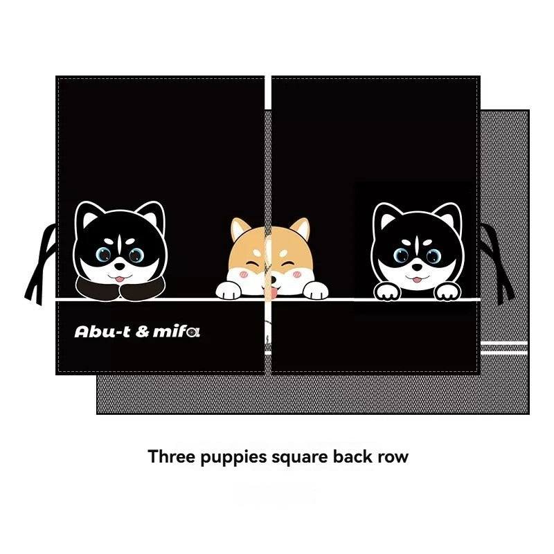 Pare soleil voiture bébé UV puppies 