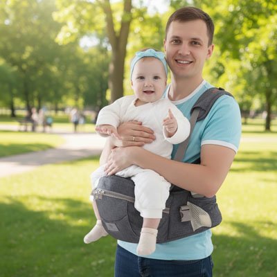 Porte bébé ergonomique Confort balade ingénieux