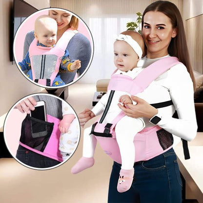 Porte bébé ergonomique Confort premium compartiments multiples