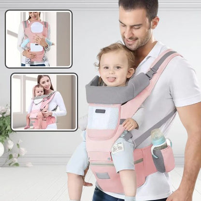 Porte bebe Multi positions rose