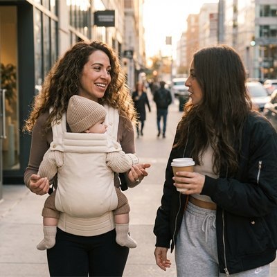 Porte bébé physiologique | Confort Premium - Paradis du bébé