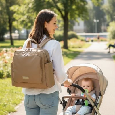 Sac à dos à langer | Élégance Pratique - Paradis du bébé