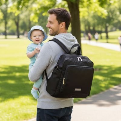 Sac à dos à langer | Élégance Pratique - Paradis du bébé